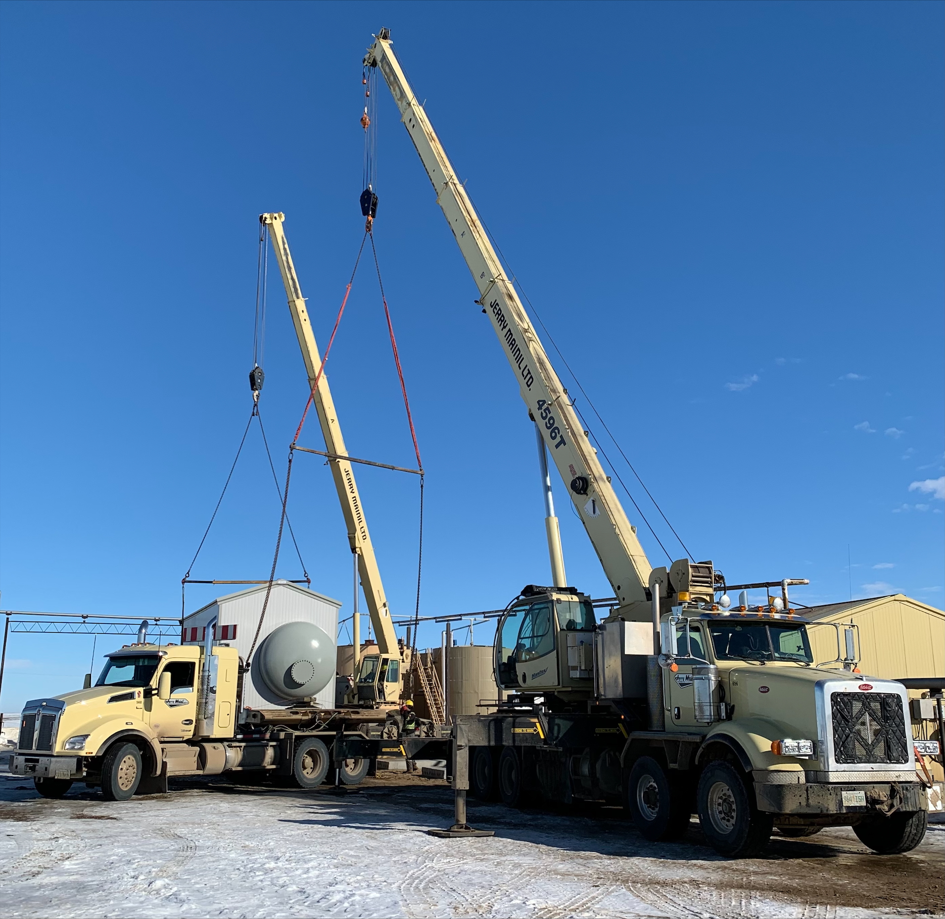 Trucking Picker Jerry Mainil LTD Saskatchewan